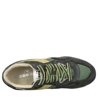 Sneakers modello HERITAGE in tessuto e pelle scamosciata 