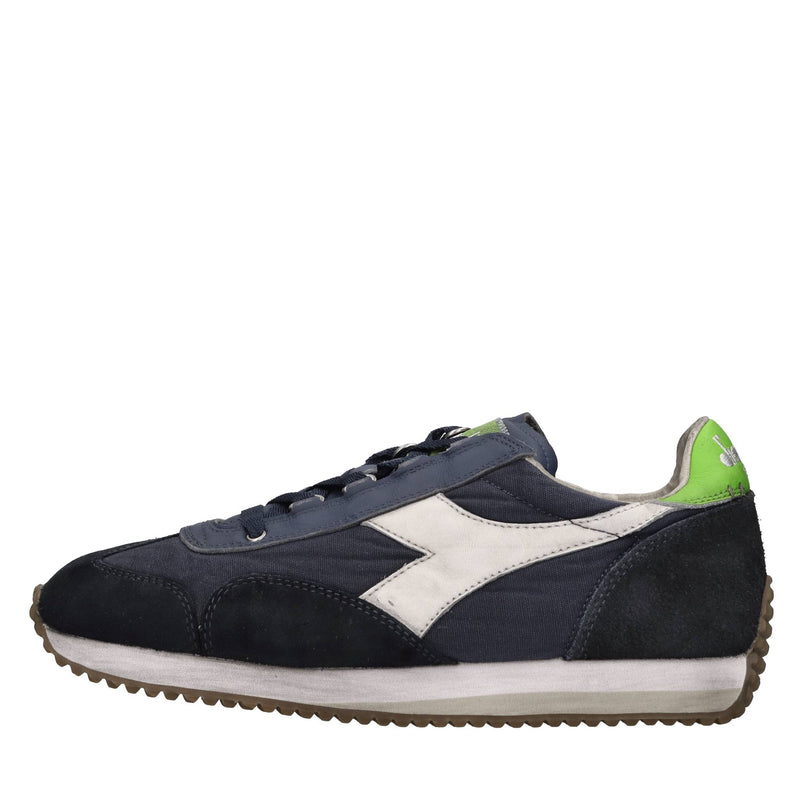 Sneakers modello HERITAGE in tessuto e pelle scamosciata 