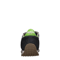 Sneakers modello HERITAGE in tessuto e pelle scamosciata 