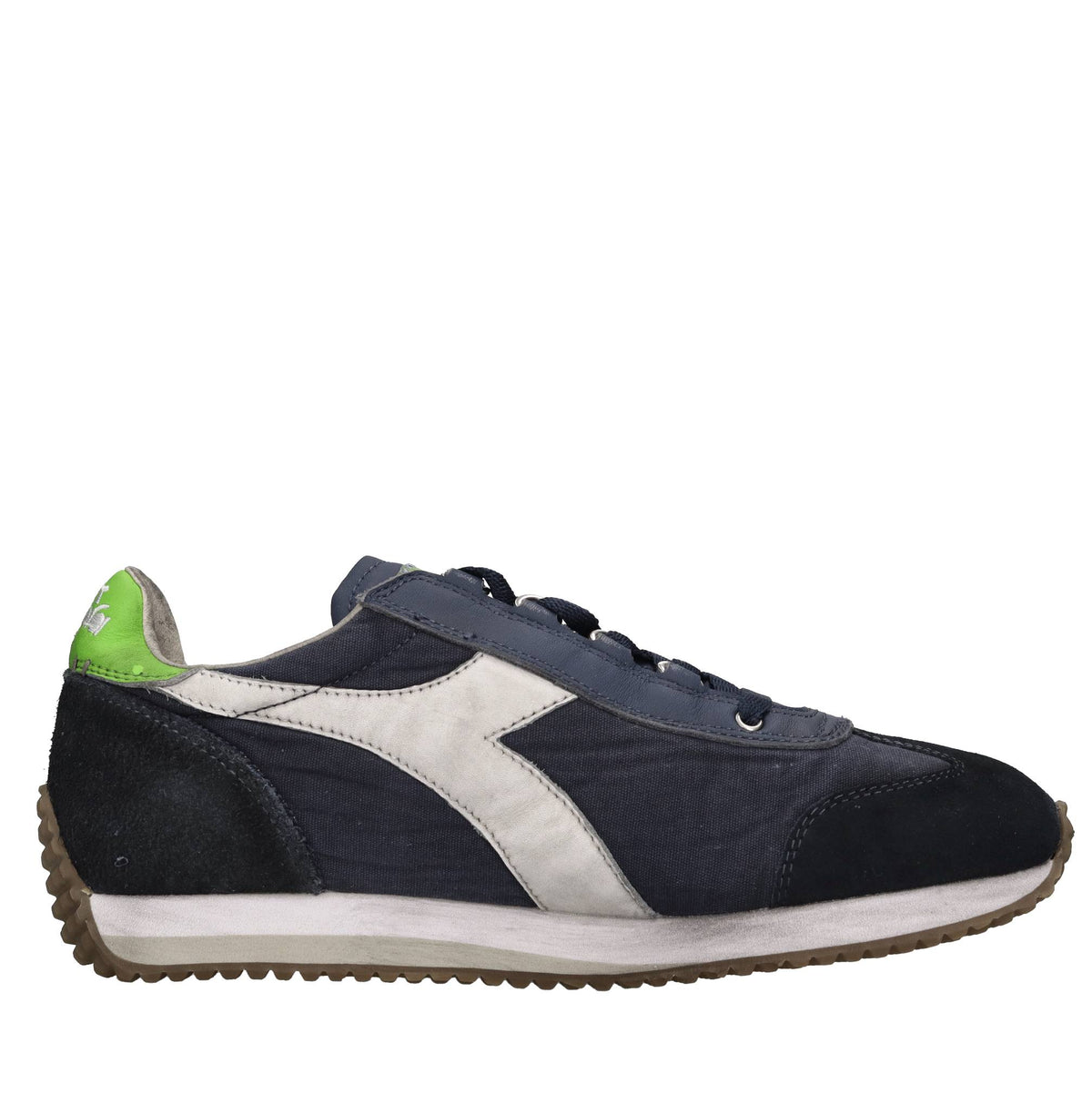 Sneakers modello HERITAGE in tessuto e pelle scamosciata 