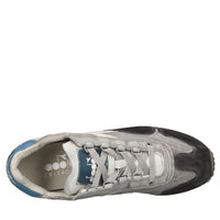 Sneakers modello HERITAGE in tessuto e pelle scamosciata 
