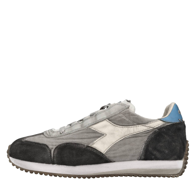 Sneakers modello HERITAGE in tessuto e pelle scamosciata 