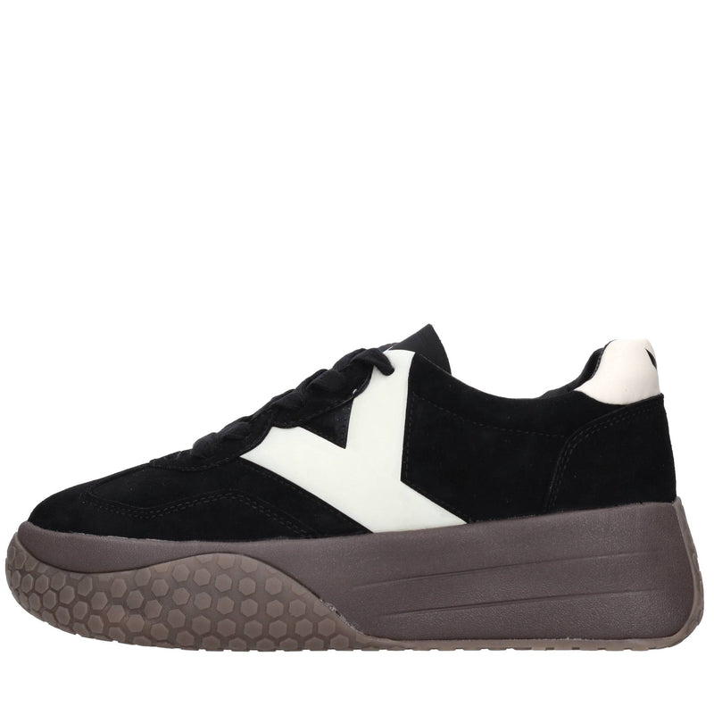 Sneakers in camoscio ed ecopelle 