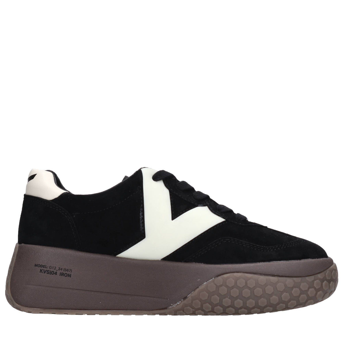 Sneakers in camoscio ed ecopelle 