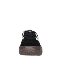 Sneakers in camoscio ed ecopelle 