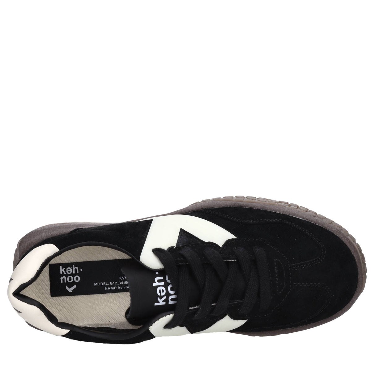 Sneakers in camoscio ed ecopelle 