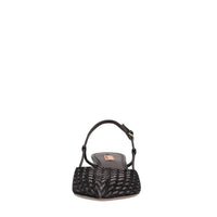 Décolleté slingback modello FIONA in pelle e tessuto 