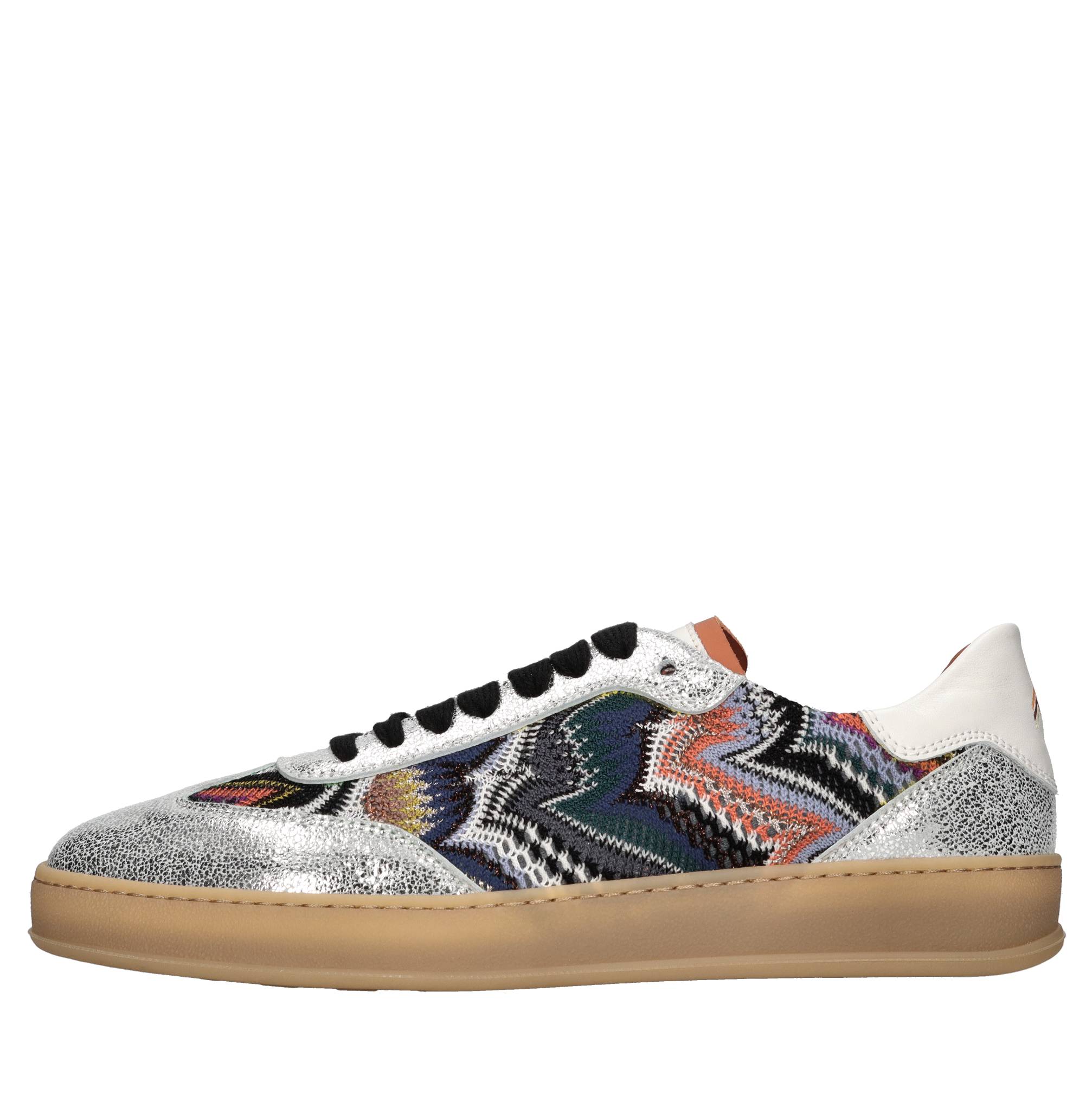 Sneakers modello ALICE in pelle e inserti in tessuto 