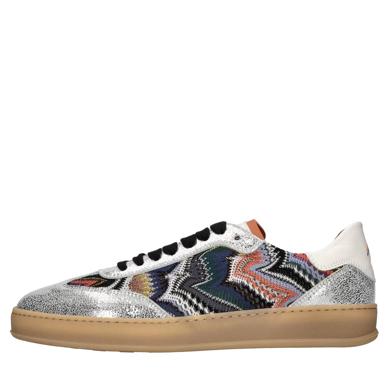 Sneakers modello ALICE in pelle e inserti in tessuto 