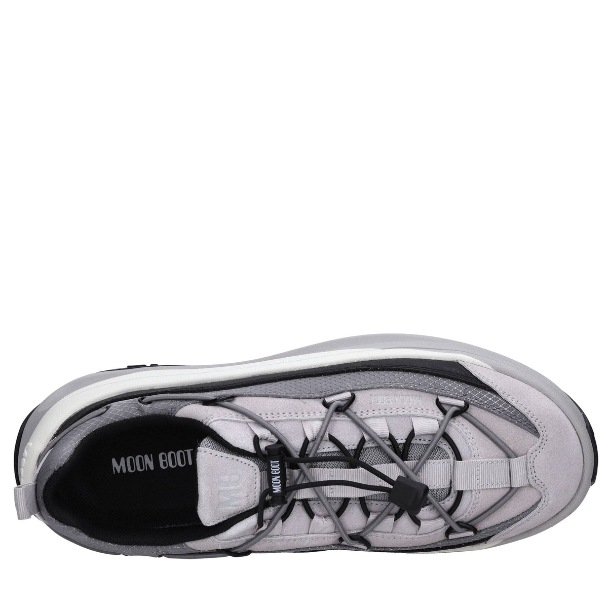 Sneakers in camoscio e tessuto 