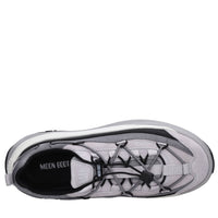 Sneakers in camoscio e tessuto 
