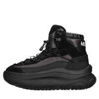 Sneakers in camoscio e tessuto 
