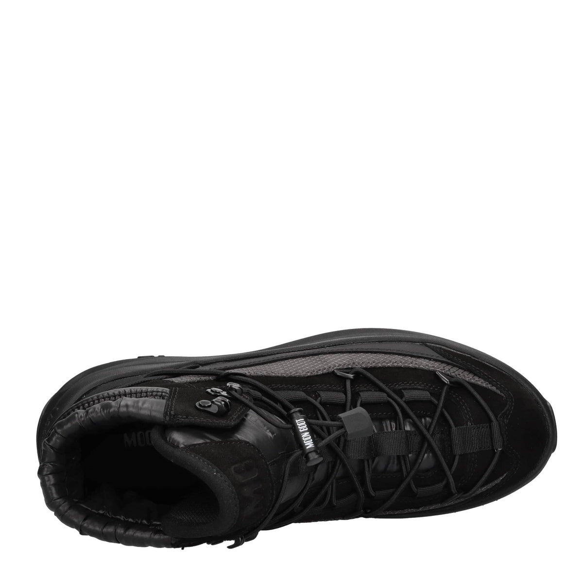 Sneakers in camoscio e tessuto 