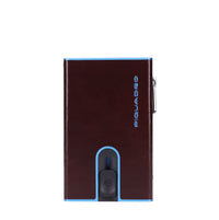 Portafoglio e porta carte di credito in pelle 