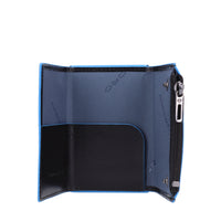 Portafoglio e porta carte di credito in pelle 