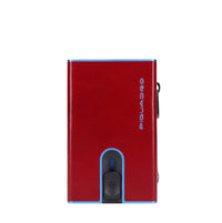Portafoglio e porta carte di credito in pelle 