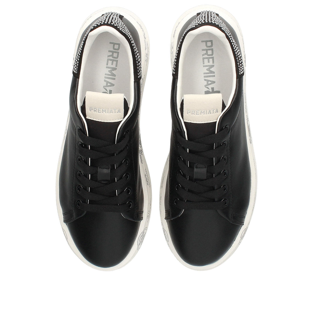 Sneakers Belle Var 7810 in pelle, ecopelle e tessuto<BR/> 