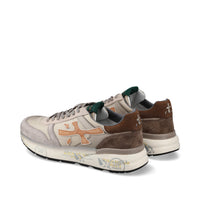 Sneakers in camoscio ecopelle e tessuto 