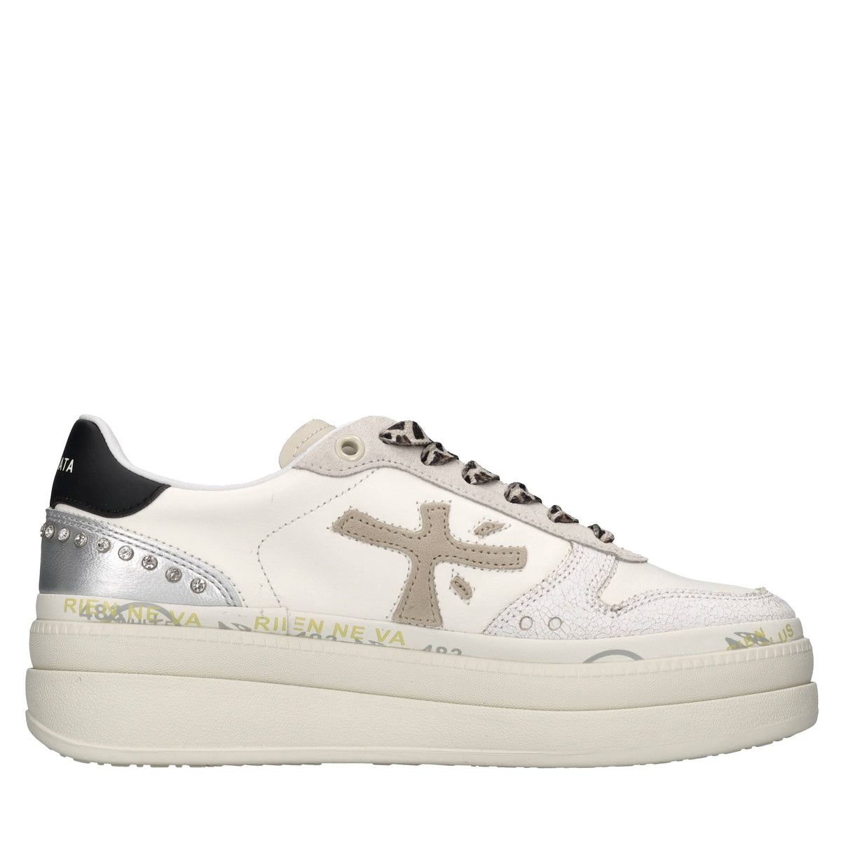 Sneakers in pelle ecopelle 