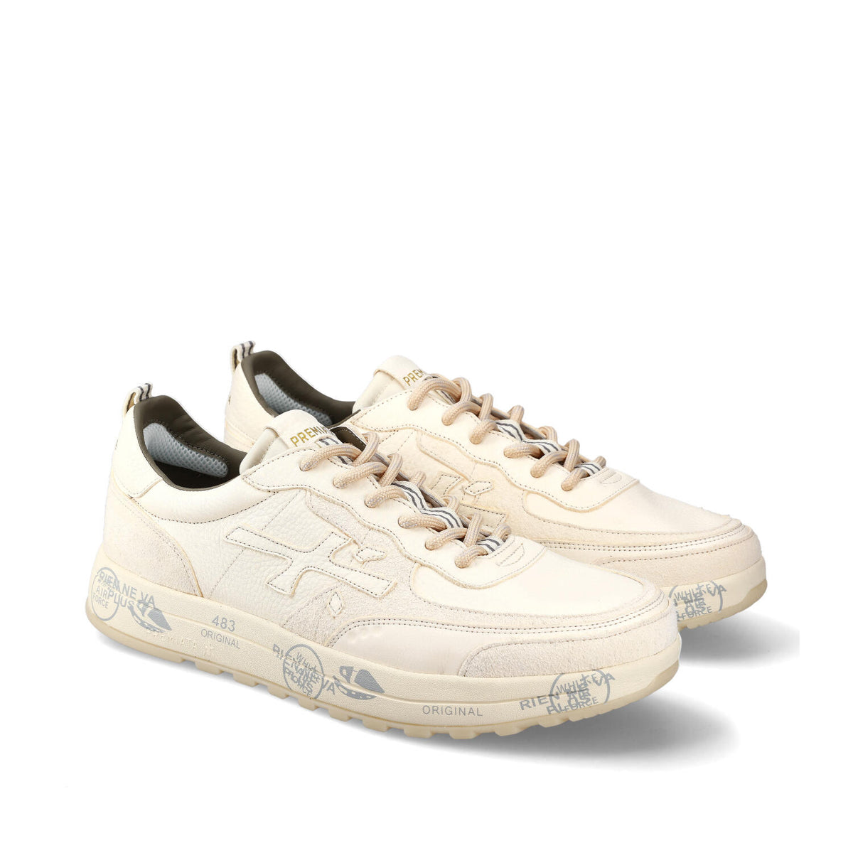 Sneakers Nous Var 7733 in pelle e tessuto 