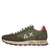 SUN68 Suede and fabric sneakers