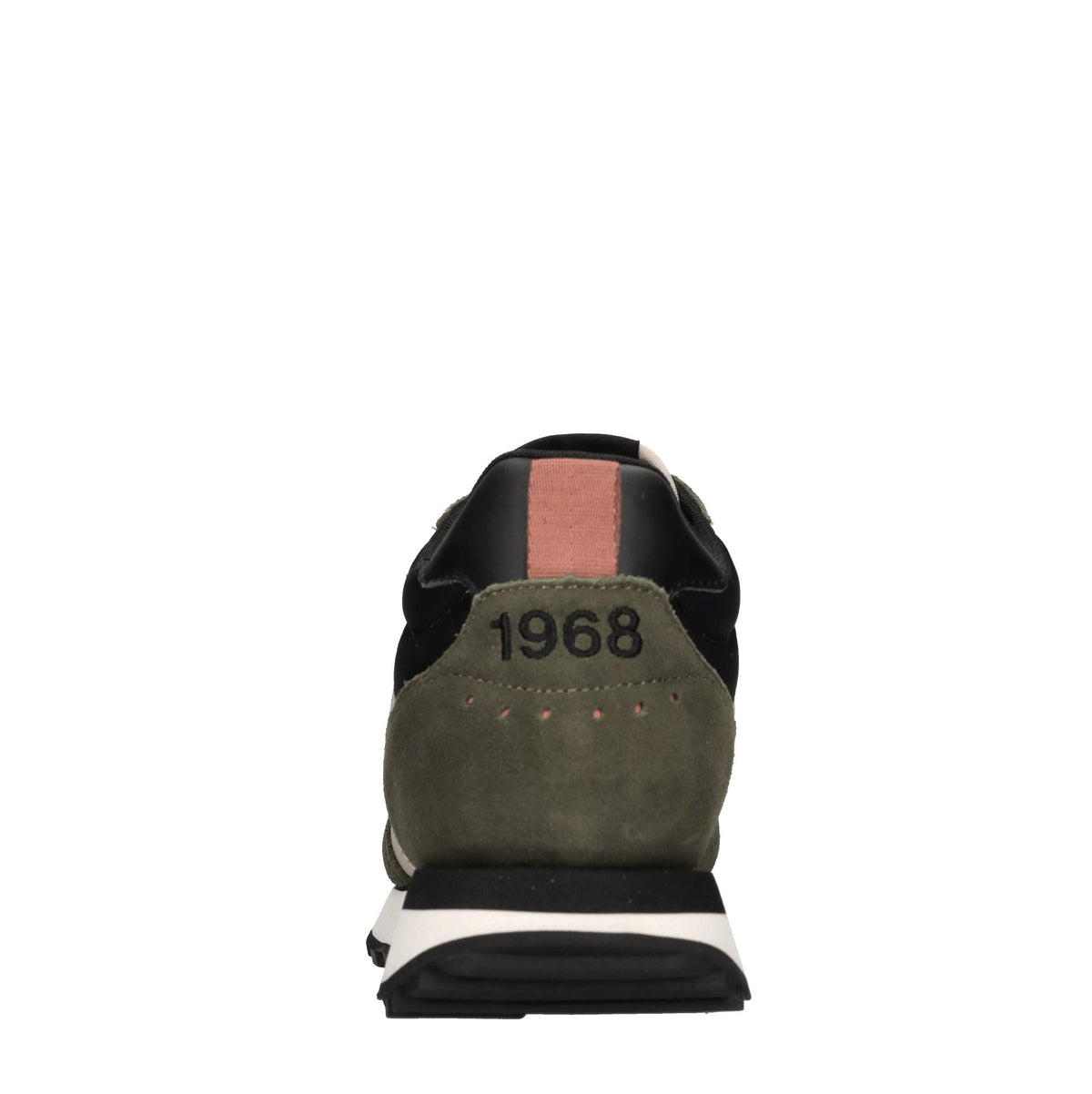 Sneakers in camoscio e tessuto 