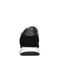 Sneakers Jaki Bicolor in camoscio, tessuto ed ecopelle 