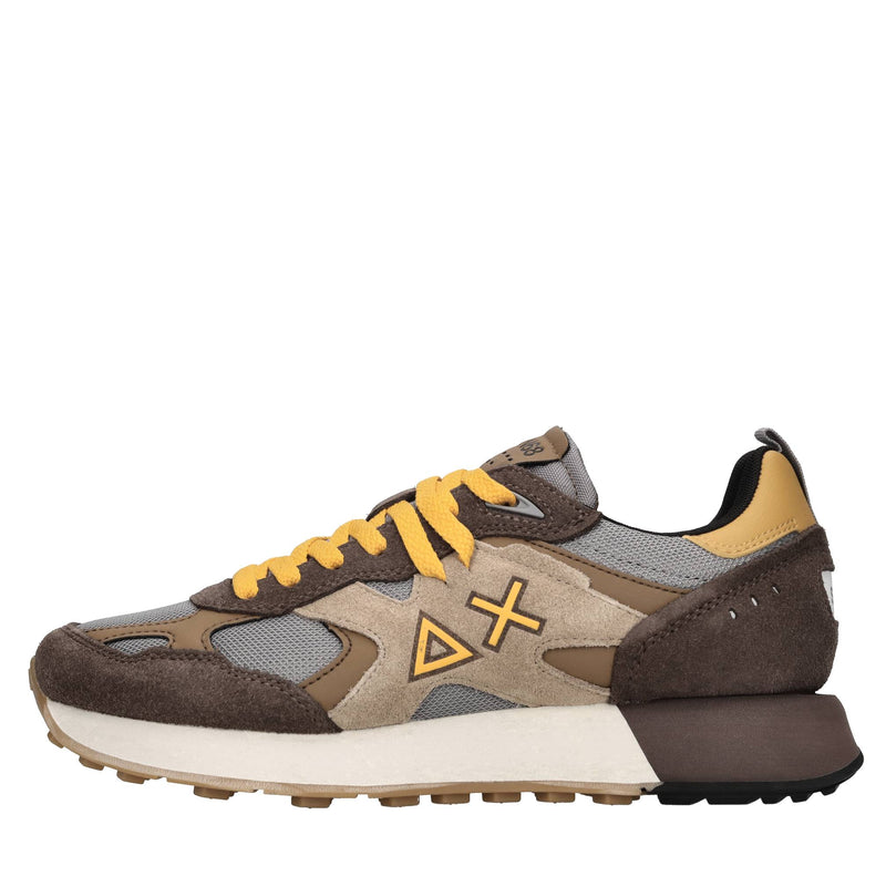 Sneakers Jaki Outdoor in camoscio, ecopelle e tessuto 