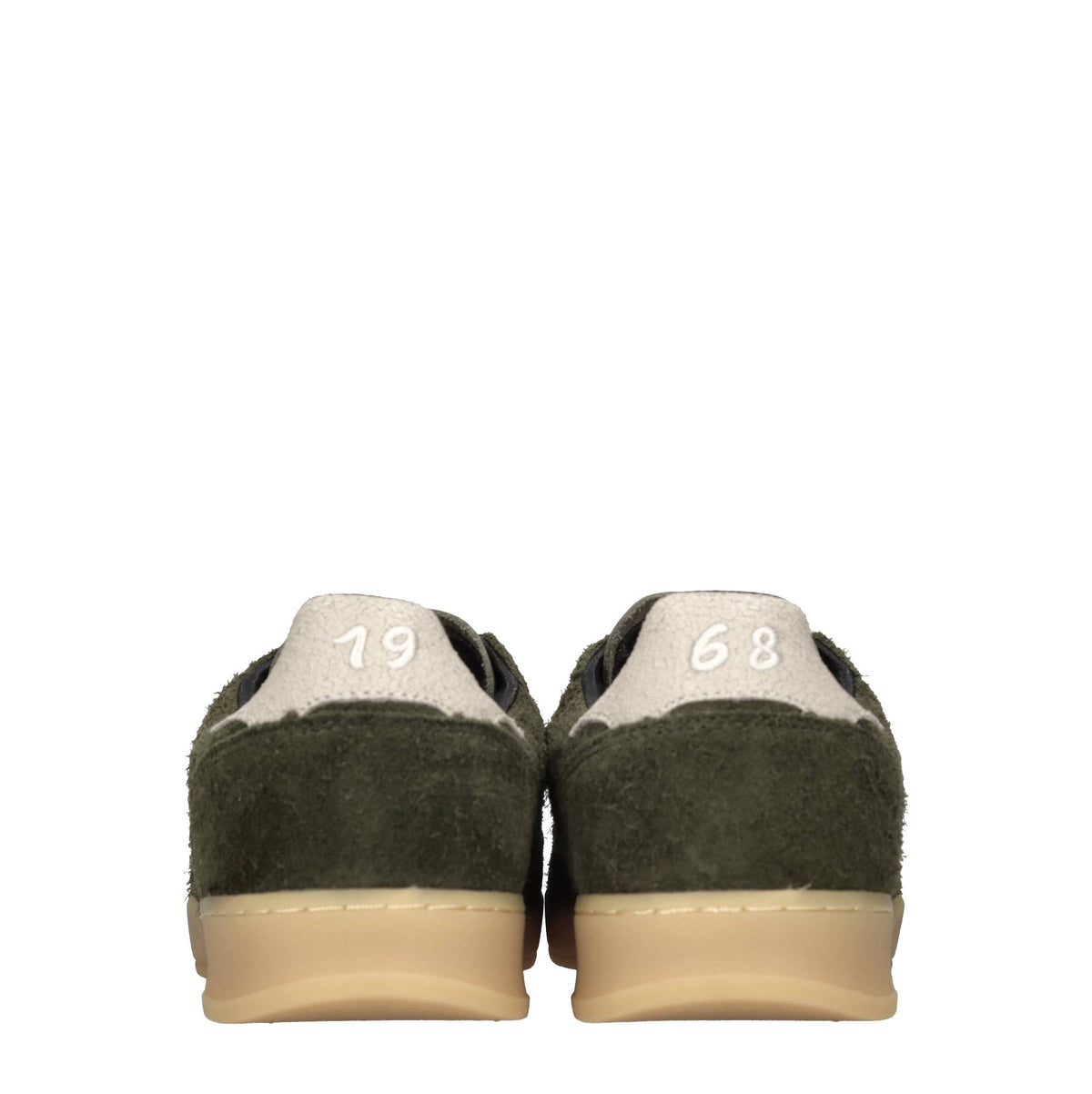 Sneakers in camoscio ed ecopelle 