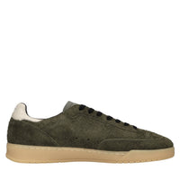 Sneakers in camoscio ed ecopelle 