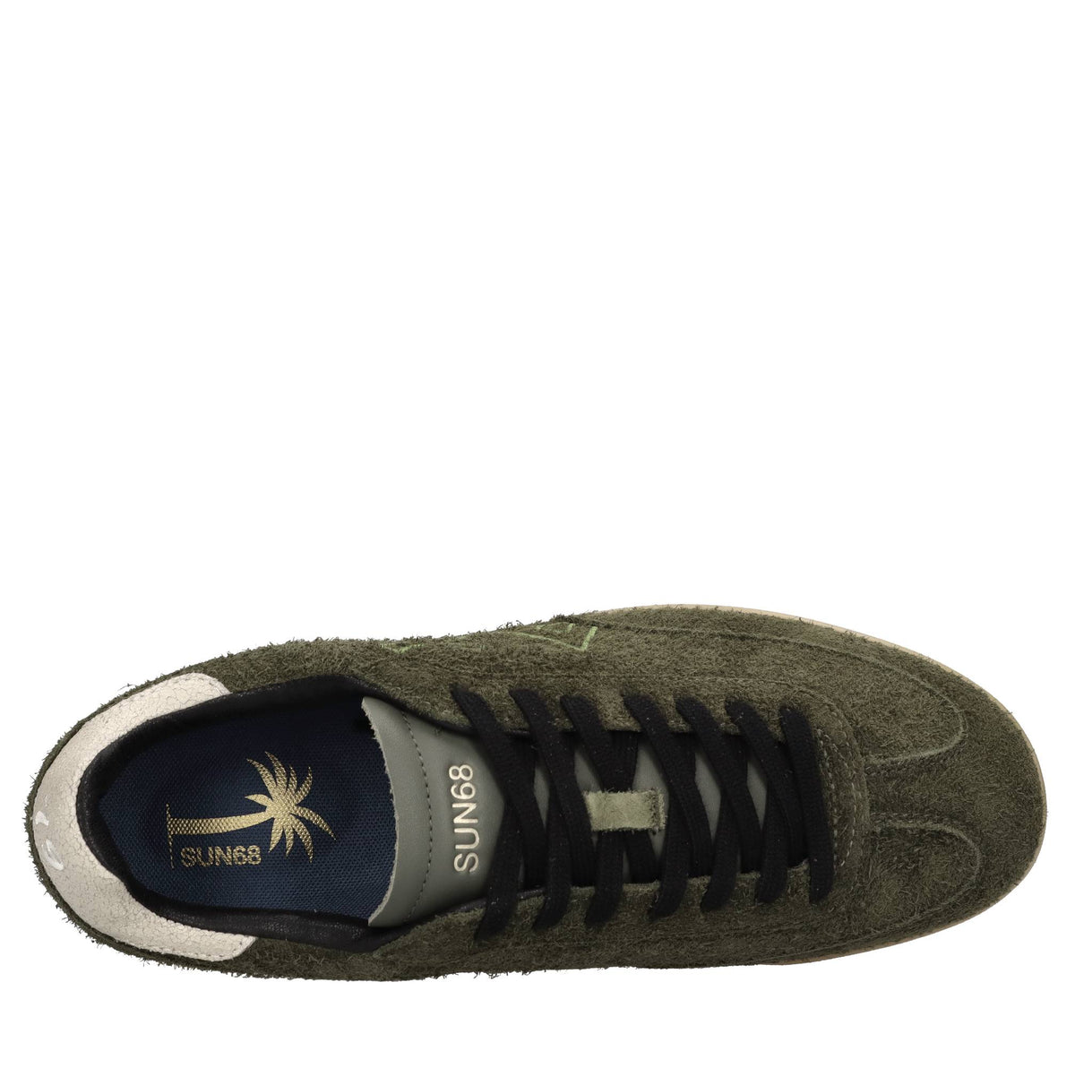 Sneakers in camoscio ed ecopelle 