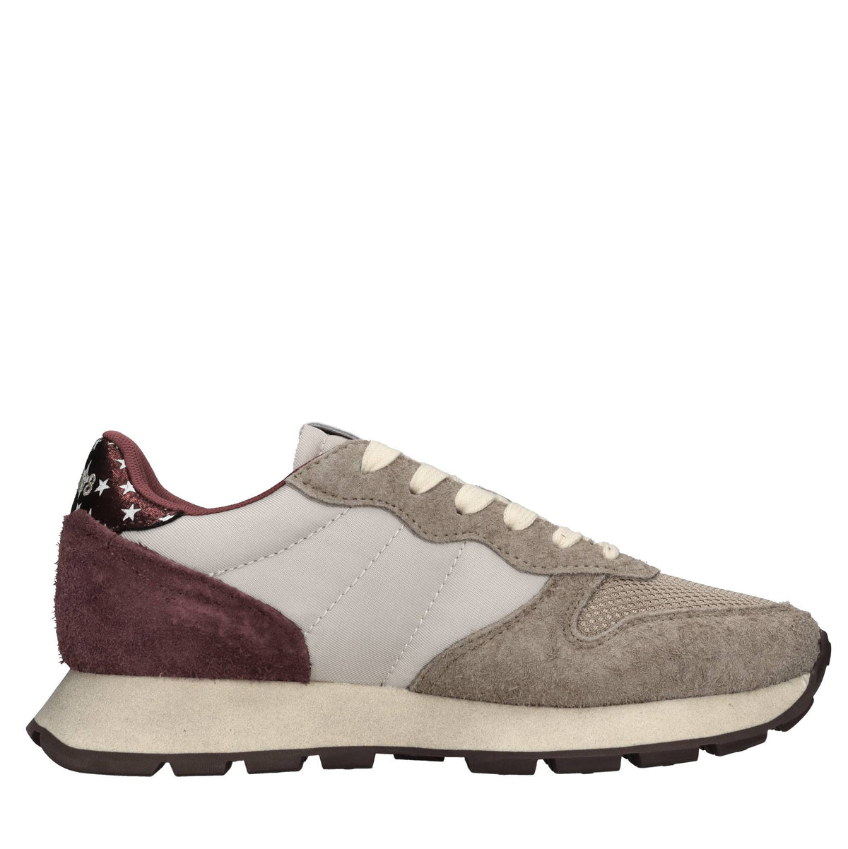 Sneakers Ally Vintage in camoscio e tessuto 