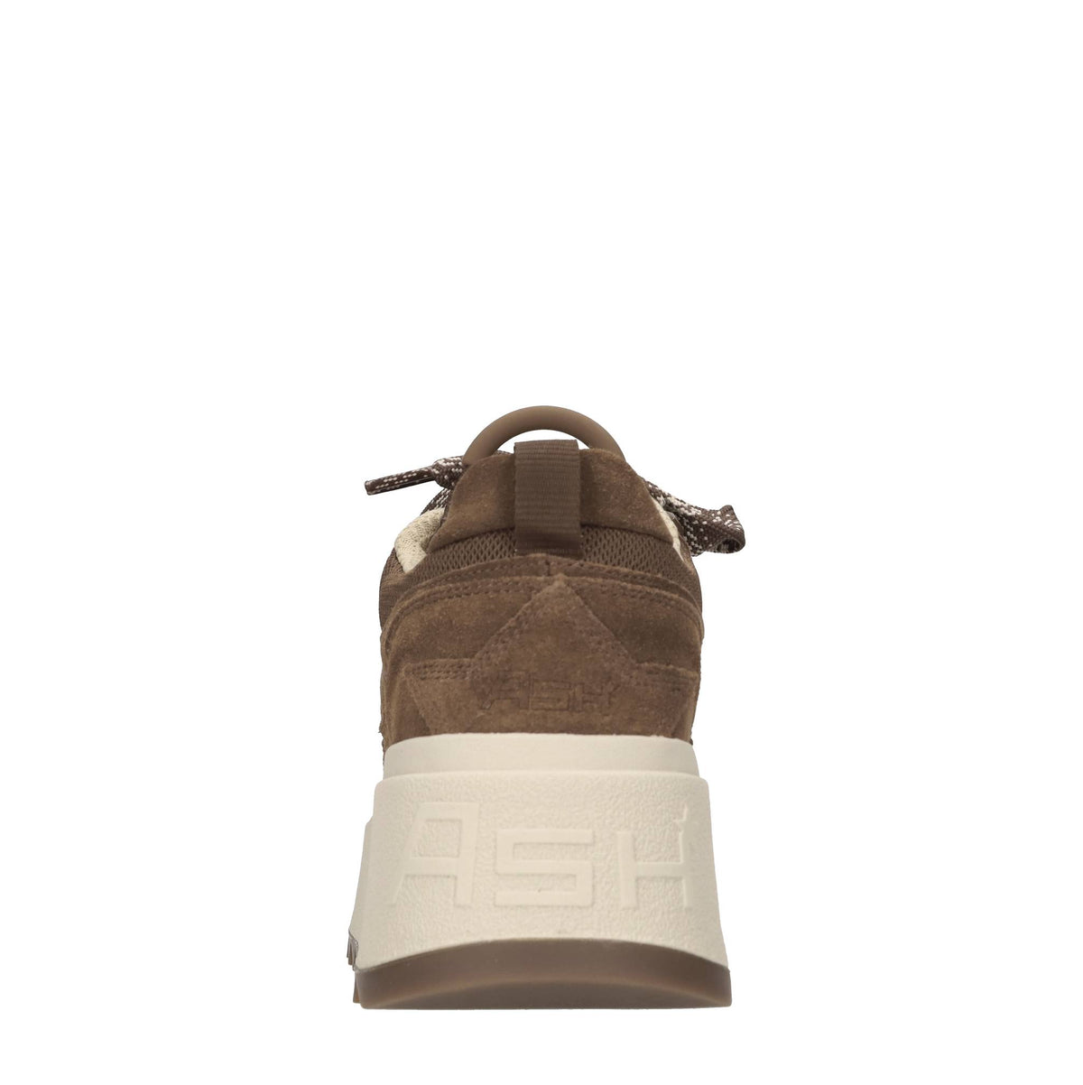 Sneakers in camoscio e tessuto 