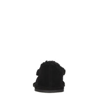 Mocassini in camoscio e pelliccia eco friendly 