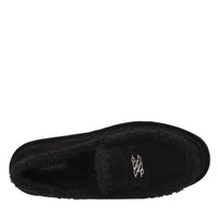 Mocassini in camoscio e pelliccia eco friendly 