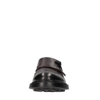 Mocassini doppia fibbia in pelle 