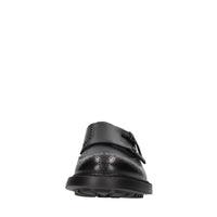 Mocassini doppia fibbia in pelle 