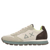 SUN68 Sneakers Tom in camoscio e tessuto