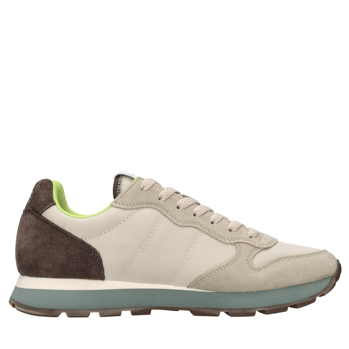 Sneakers Tom in camoscio e tessuto 