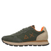 SUN68 Sneakers Tom in camoscio e tessuto