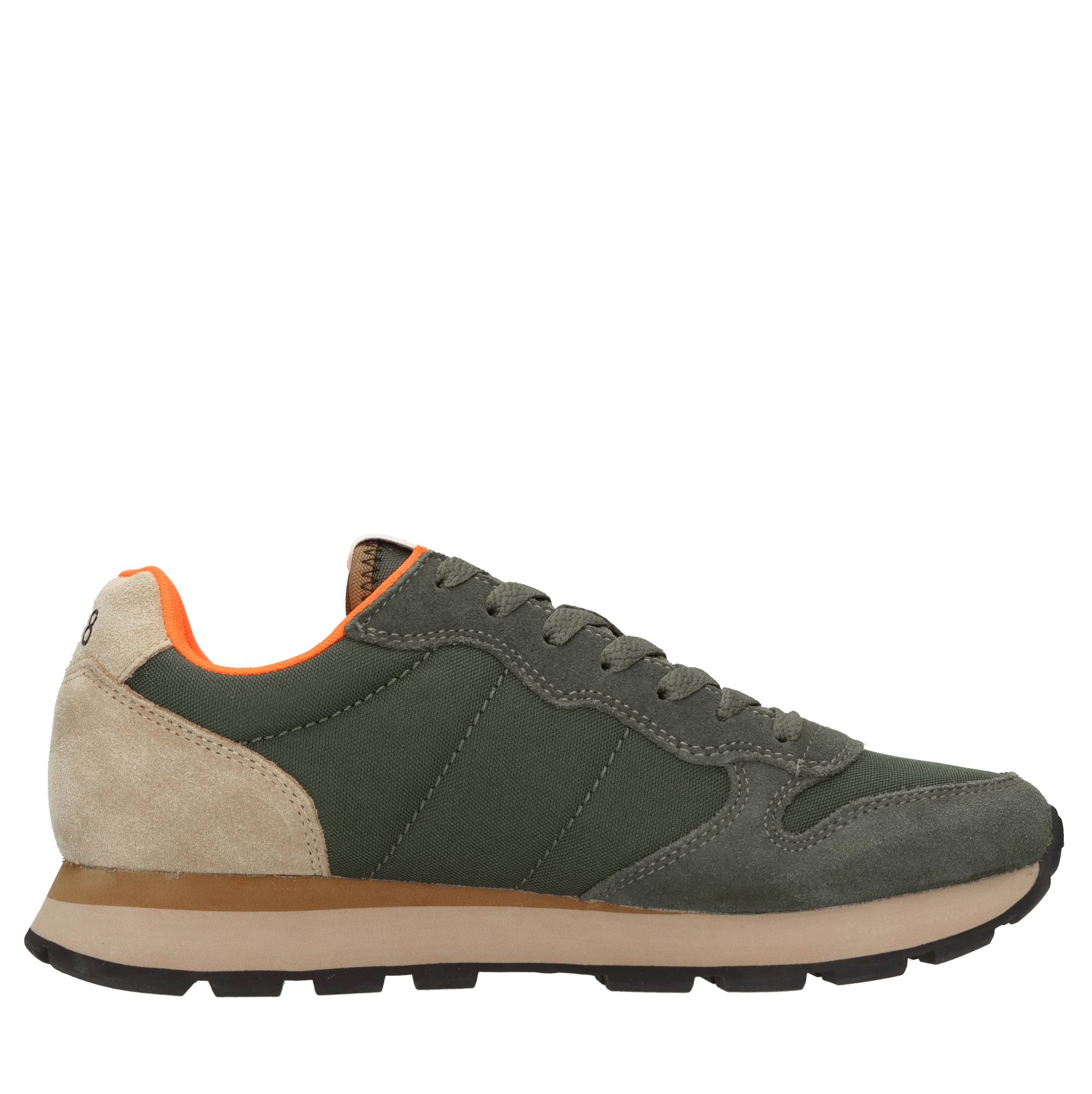 Sneakers Tom in camoscio e tessuto 