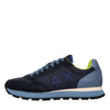 SUN68 Sneakers Tom in camoscio e tessuto