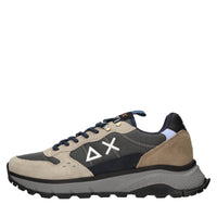 Sneakers Fire & Camping in camoscio, tessuto ed ecopelle 