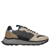 Sneakers Fire & Camping in camoscio, tessuto ed ecopelle 