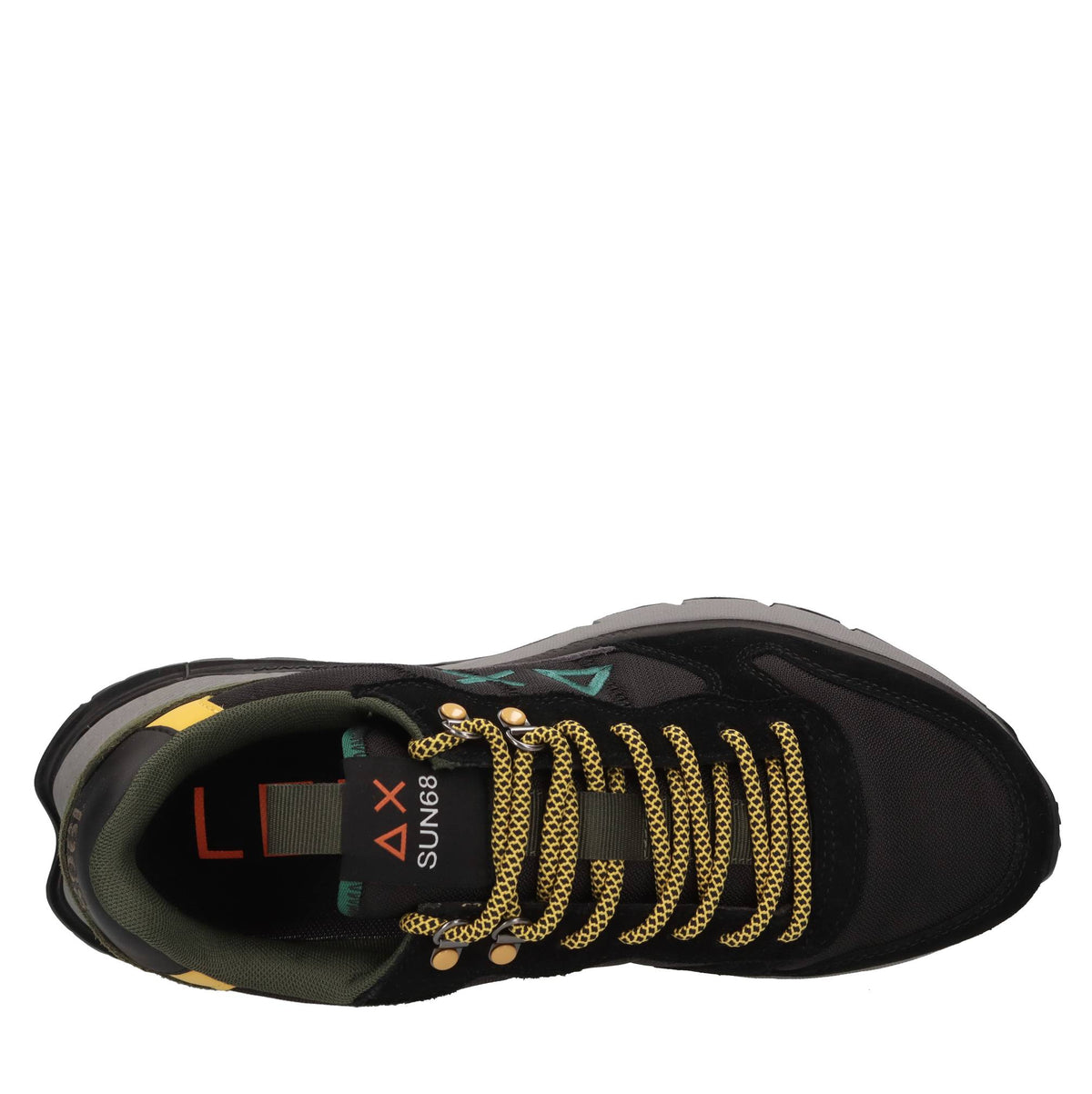 Sneakers Fire & Camping in camoscio, tessuto ed ecopelle 