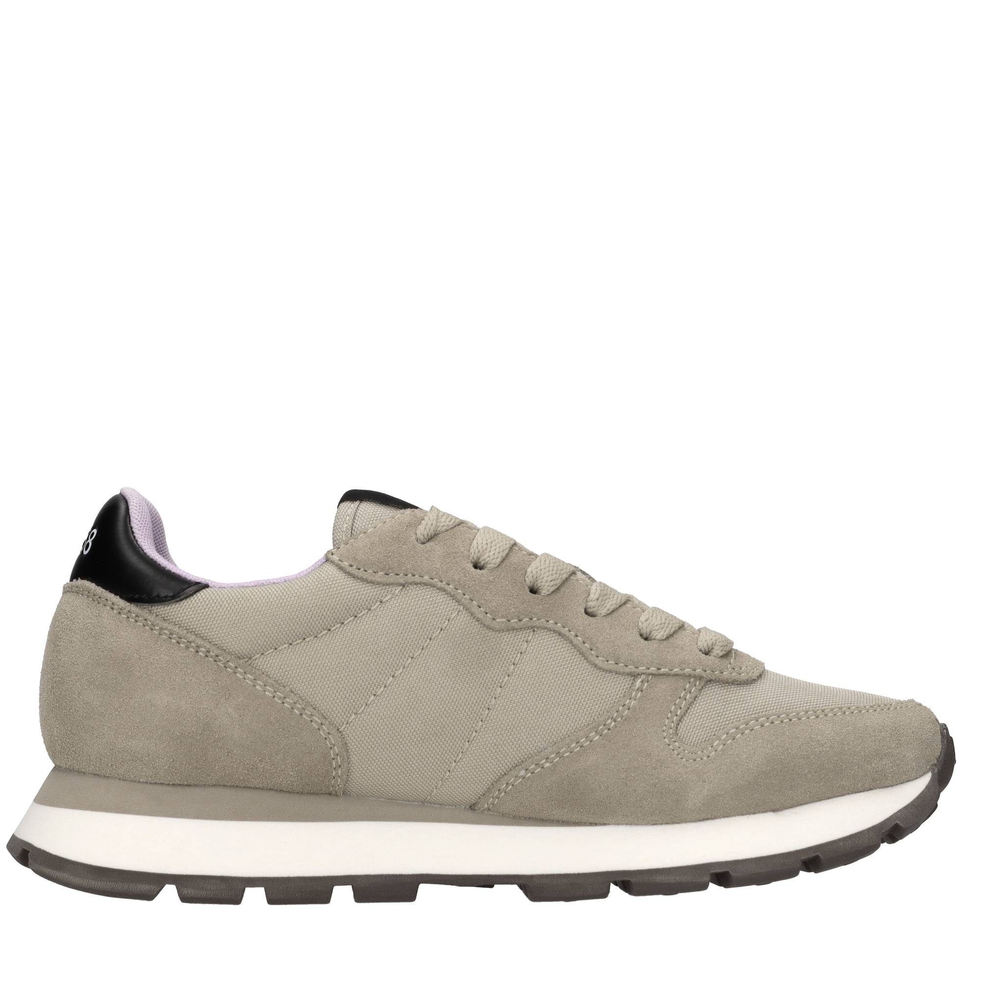 Sneakers Ally Solid in camoscio tessuto ed ecopelle 