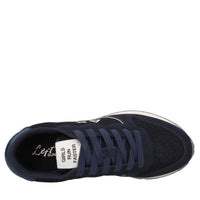 Sneakers Ally Glitter in camoscio tessuto ed ecopelle 