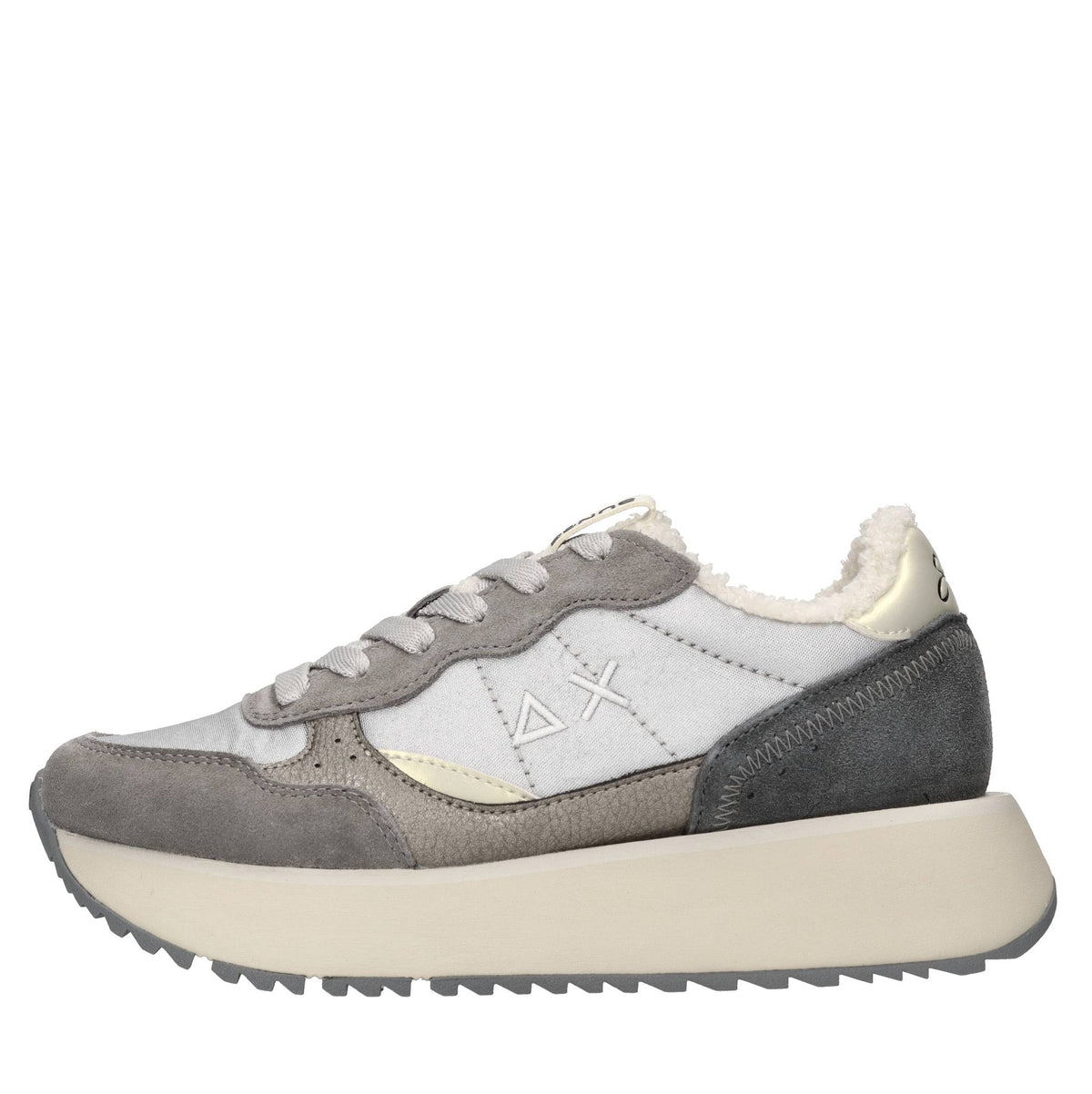 Sneakers Big Ally Teddy in camoscio, tessuto e altre materie 