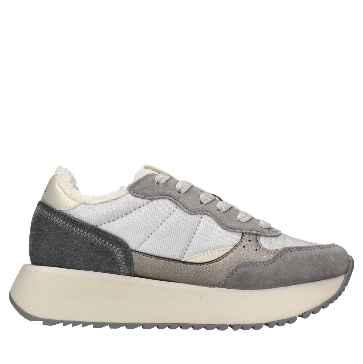 Sneakers Big Ally Teddy in camoscio, tessuto e altre materie 