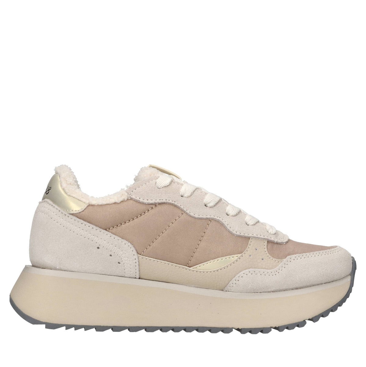 Sneakers Big Ally Teddy in camoscio, tessuto e altre materie 